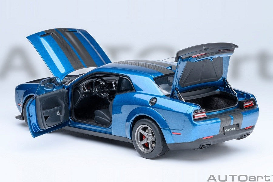 Dodge Challenger SRT Superstock 2023 (Frostbite) - Autoart 1/18 - 71767 Passion Diecast 
