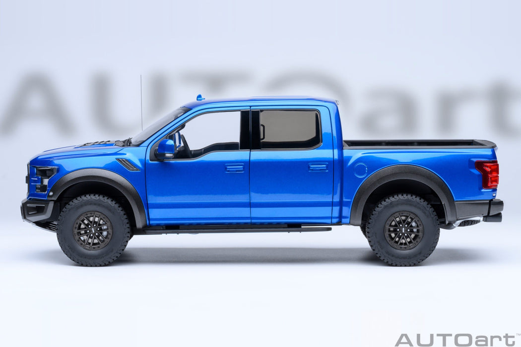 Ford F-150 Raptor Supercrew 2019 (Velocity Blue) - Autoart 1/18 - 72949 Passion Diecast 