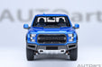 Ford F-150 Raptor Supercrew 2019 (Velocity Blue) - Autoart 1/18 - 72949 Passion Diecast 