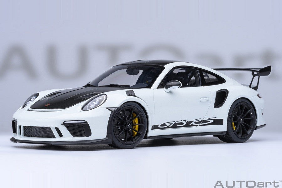 Porsche 911 (991.2) GT3 RS Weissach Package (White) - Autoart 1/18 - 78176 Passion Diecast 