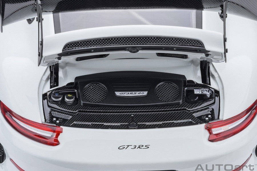 Porsche 911 (991.2) GT3 RS Weissach Package (White) - Autoart 1/18 - 78176 Passion Diecast 