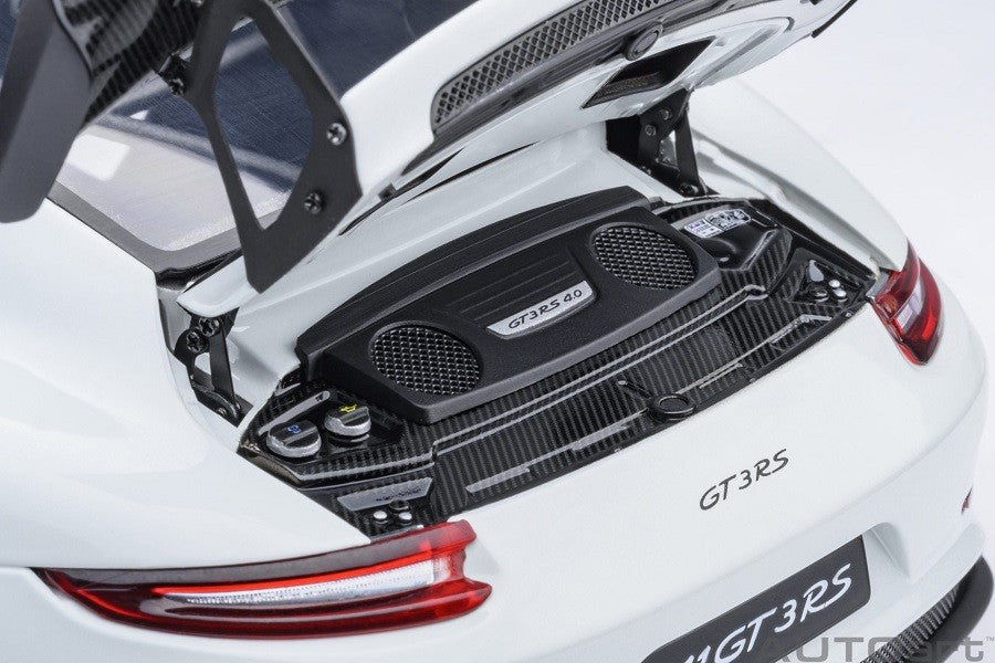 Porsche 911 (991.2) GT3 RS Weissach Package (White) - Autoart 1/18 - 78176 Passion Diecast 