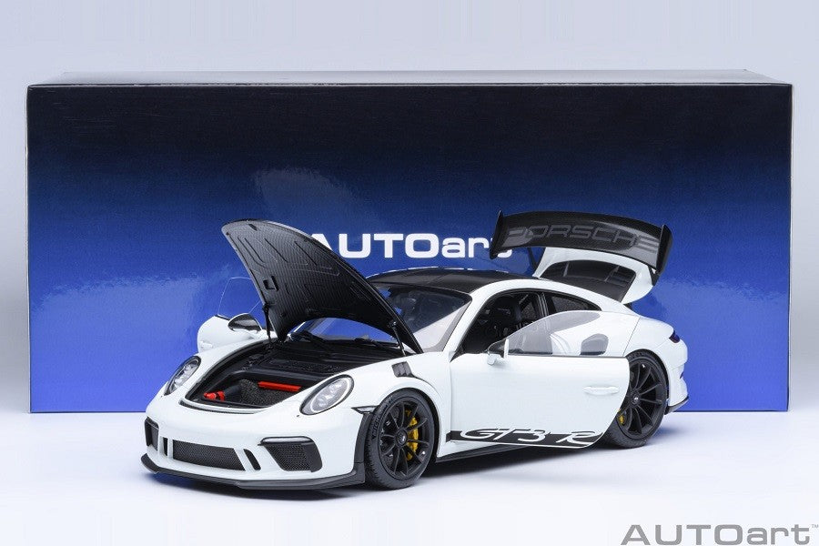 Porsche 911 (991.2) GT3 RS Weissach Package (White) - Autoart 1/18 - 78176 Passion Diecast 