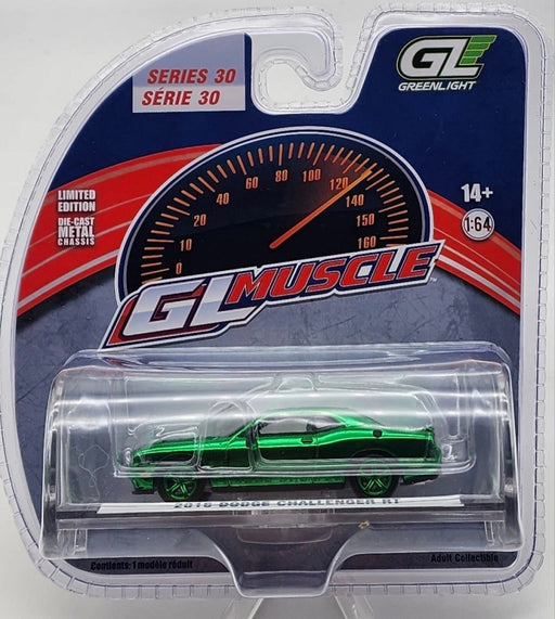 CHASE CAR 2016 Dodge Challenger RT in Torred Red - GL Muscle Series 30 - 1/64 Greenlight - 13370 DGR