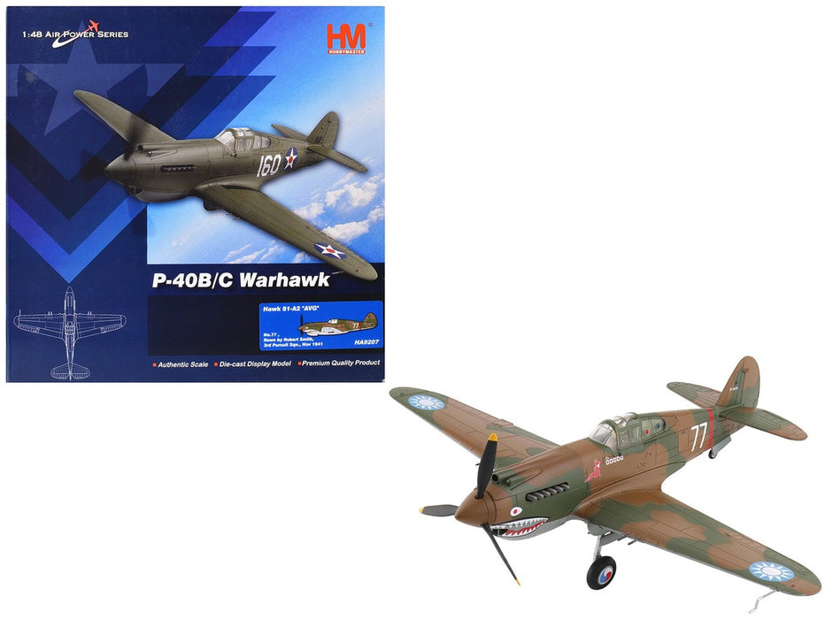 Curtiss P-40B Warhawk / AVG Flying Tigers 3rd PS, Burma, November 1941 / Hobby Master 1:48 HA9207