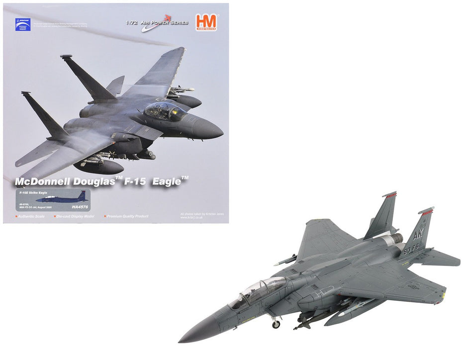 Boeing F-15E Strike Eagle / USAF 3rd WG, 90th FS Pair-O-Dice, Elmendorf AFB, AK, 2005 / Hobby Master 1:72 HA4576