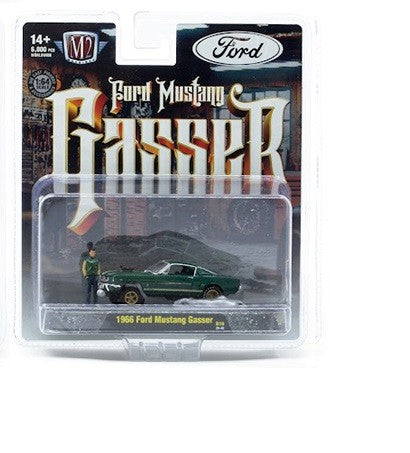 1966 Ford Mustang Gasser - Diorama 2026 Release 19 - M2 Machine - 1:64 - 67500-19 D