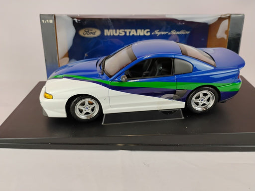 (Used)(Free shipping)  FORD MUSTANG SUPER STALLION (BLEU) AUTOART 72710  Usagé    Usagé   Used