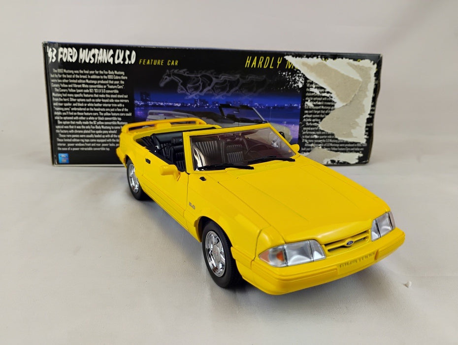 ( Used)(Free shipping) 1993 FORD MUSTANG LX 5.0 CONVERTIBLE (YELLOW) GMP 1801805 Used