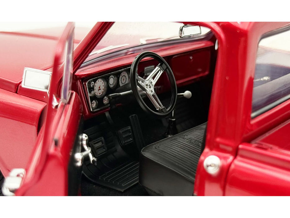 1967 Chevrolet C-10 Custom in Deep Red Metallic - Showtime - ACME - 1/18 - A1807222
