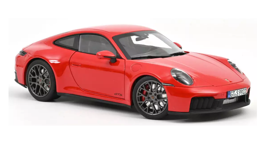 Porsche 911 Carrera 2025 Red - Norev - 1:18 - 187171 - Passion Diecast