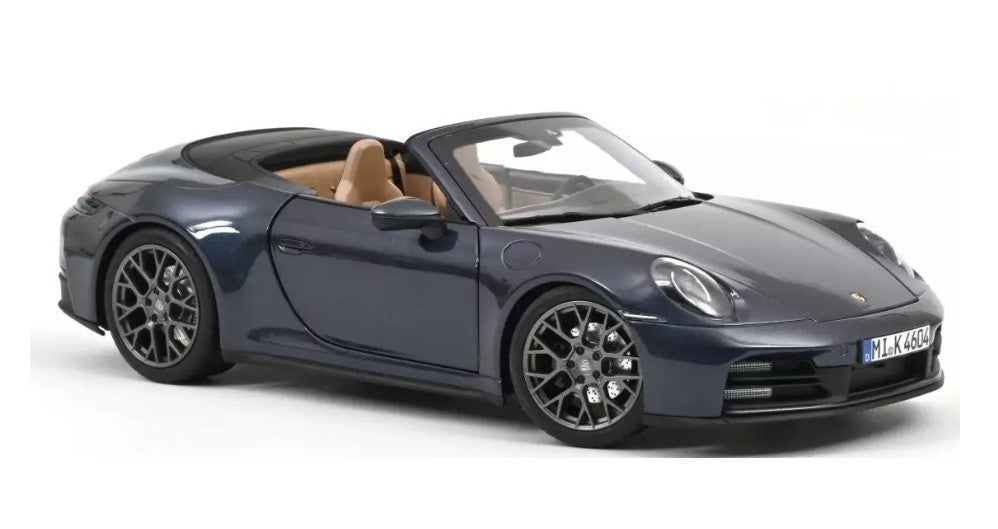 Porsche 911 Carrera Cabriolet 2025 Blue - Norev - 1:18 - 187180 - Passion Diecast