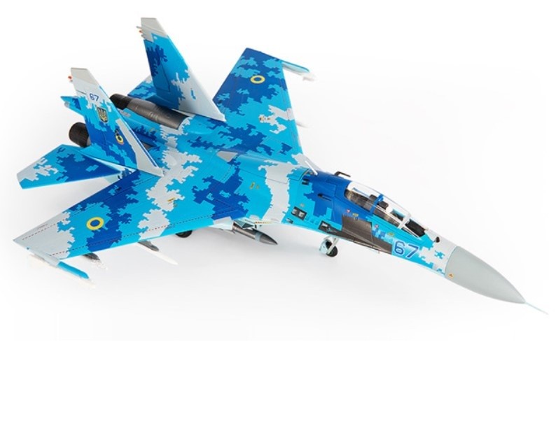 Sukhoi Su-27UB Flanker-C / Ukrainian Air Force 831st TAB, Mirgorod, Ukraine 2017 / JCW-72-SU27-012