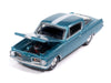 1965 Plymouth Barracuda Turquoise Poly & White - 2025 Premium Release 3 Version A - Auto World - 1/64 - AW64522 A D