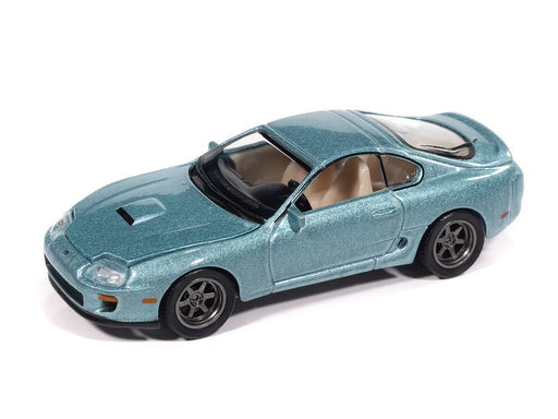1998 Toyota Supra Caribbean Green - 2025 Premium Release 3 Version B - Auto World - 1/64 - AW64522 B F
