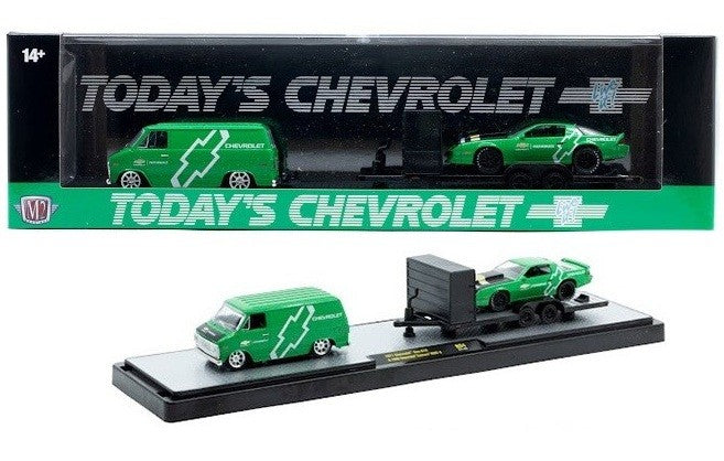1971 Chevrolet Van G10 & 1985 Chevrolet Camaro IROC-Z - M2 1/64 - 36000-94 C