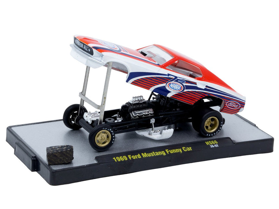 1969 Ford Mustang Funny Car 75th Anniversary of NHRA - M2 Machine - 1:64 - 31500-HS66