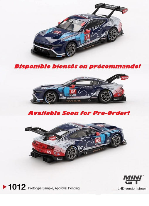 Ford Mustang GT3 No.65 Ford Multimatic Motorsports 2024 IMSA Daytona 24 Hrs - Mini GT - 1:64 - MGT01012
