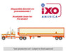 1973 Peterbilt 359 With Modern Trailer - Orange Cream - IXO Models - 1:64 - U64TRTR002M