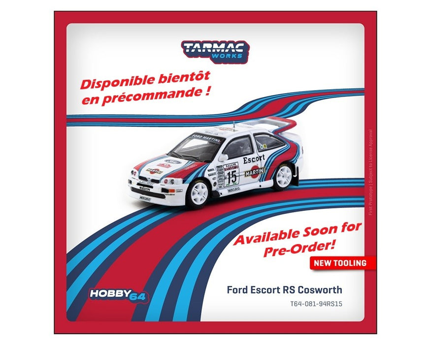 Ford Escort RS Cosworth WRC Rallye Sanremo 1994 - Tarmac Works - 1/64 - T64-081-94RS15 Passion Diecast