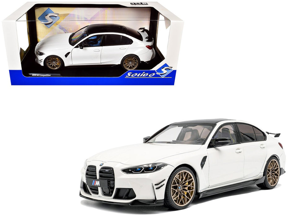 BMW M3 (G80) Performance Parts 2024 White - Solido - 1/18 - S1814301 - Passion Diecast 