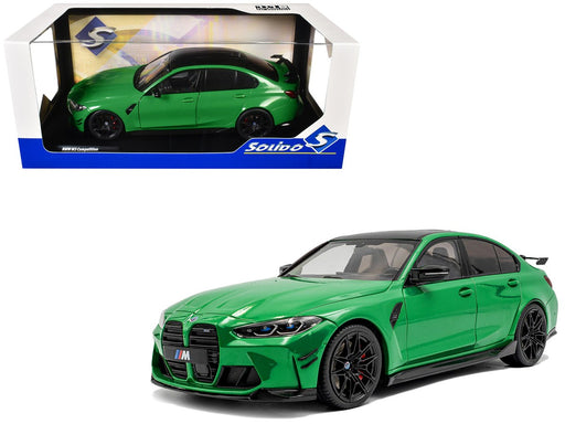 BMW M3 (G80) Performance Parts 2024 Green - Solido - 1/18 - S1814302 - Passion Diecast 