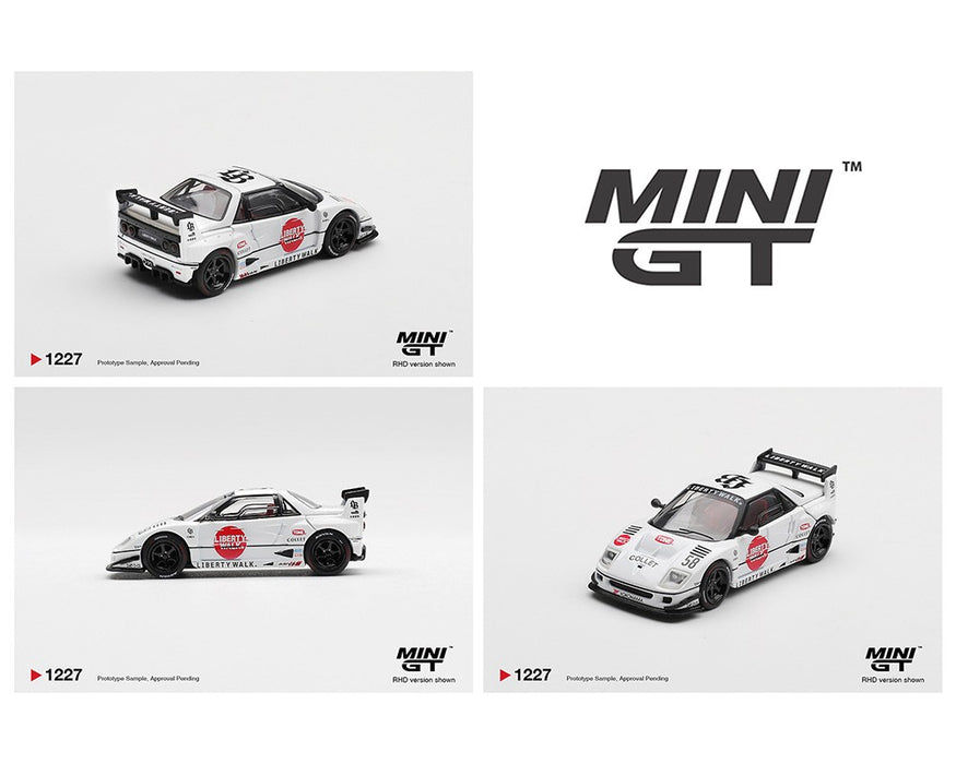 Mazda AZ-1 Liberty Walk LB40 LB-Hinomaru - White - Mini GT - 1:64 - MGT01227 Passion Diecast