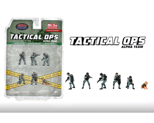 Figures - Tactical OPS Police Team - American Diorama - 1/64 - AD-2440 Passion Diecast