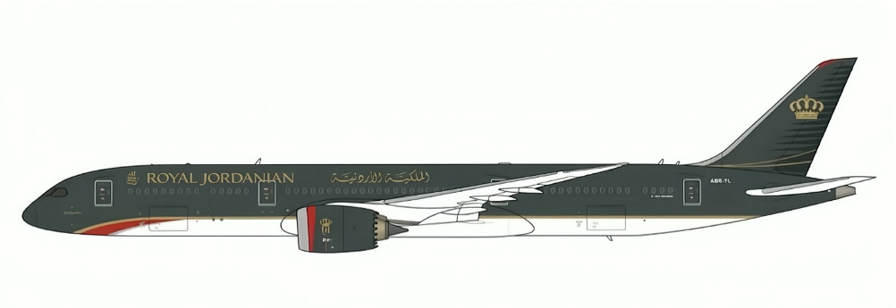 Royal Jordanian Boeing 787-9 Dreamliner / JY-RBA / JC Wings / 1:400 / XX40880
