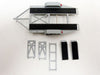 Tandem Car Trailer with Tire Rack - Grey  GMP 1/43 14303
