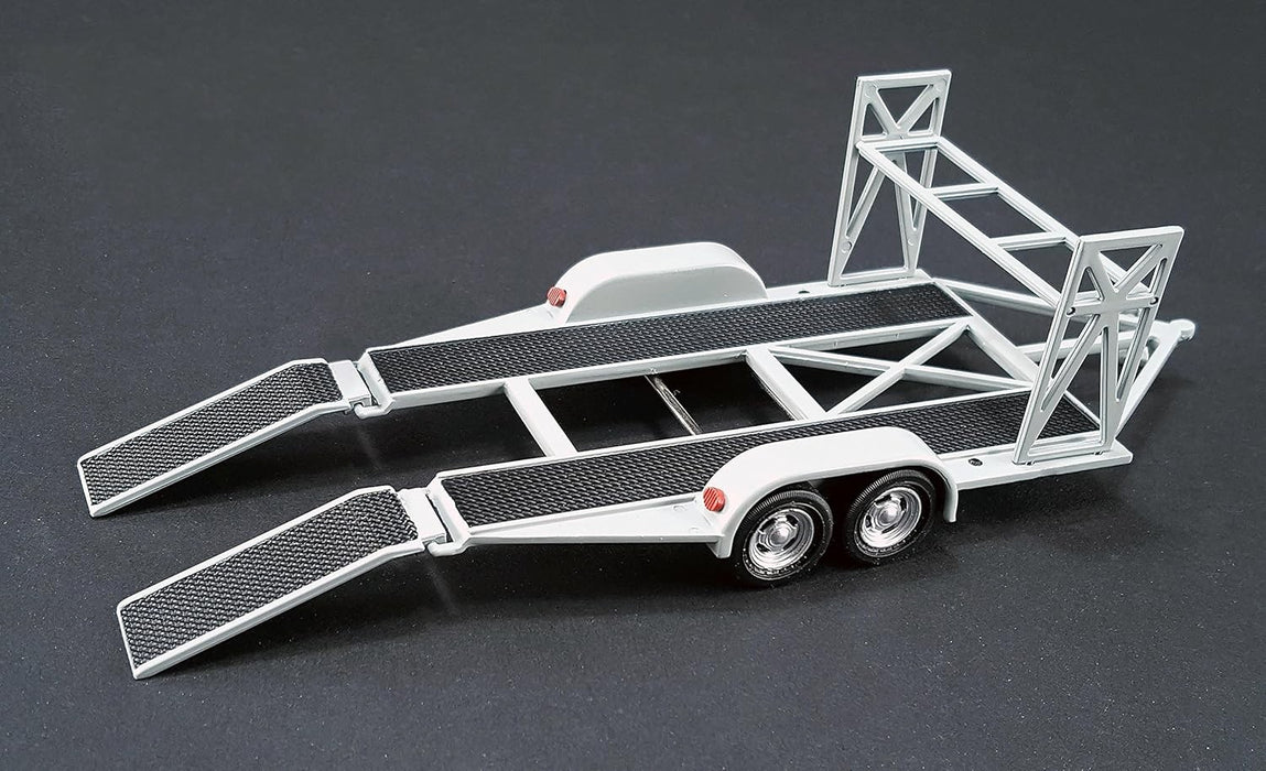 Tandem Car Trailer with Tire Rack - Grey  GMP 1/43 14303
