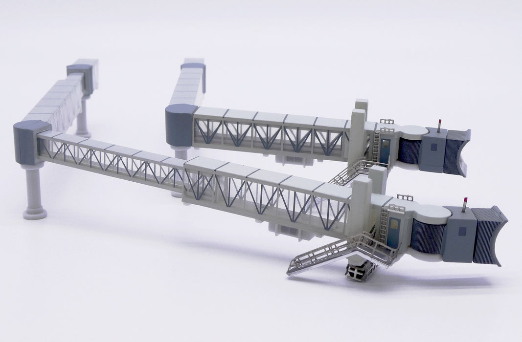 Air passenger Bridge for narrow-body aircraft transparent / 2 per set / JC Wings / 1:400 / LH4389