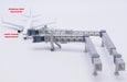 Air passenger Bridge for narrow-body aircraft transparent / 2 per set / JC Wings / 1:400 / LH4389