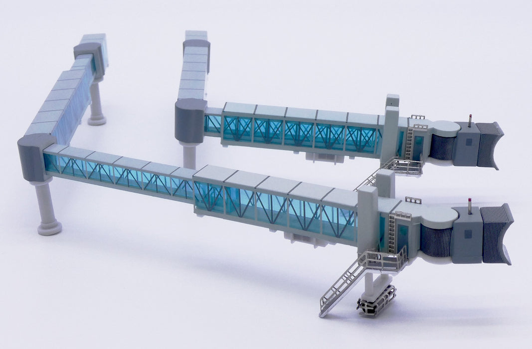 Air passenger Bridge for narrow-body aircraft Blue / 2 per set / JC Wings / 1:400 / LH4390