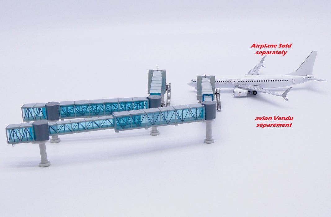 Air passenger Bridge for narrow-body aircraft Blue / 2 per set / JC Wings / 1:400 / LH4390