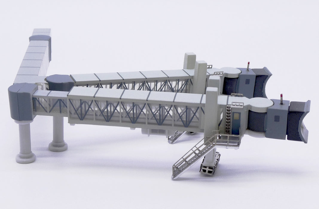 Air passenger Bridge for wide-body aircraft transparent / 1 per set / JC Wings / 1:400 / LH4387