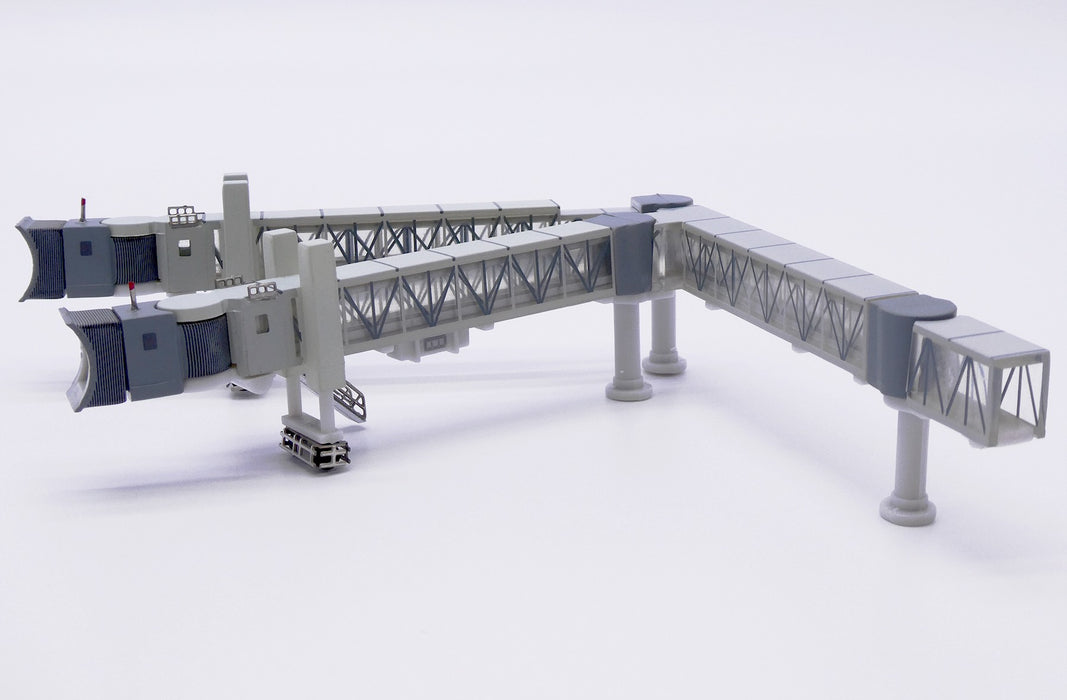 Air passenger Bridge for wide-body aircraft transparent / 1 per set / JC Wings / 1:400 / LH4387