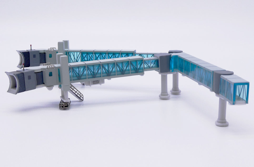 Air passenger Bridge for wide-body aircraft Blue / 1 per set / JC Wings / 1:400 / LH4388