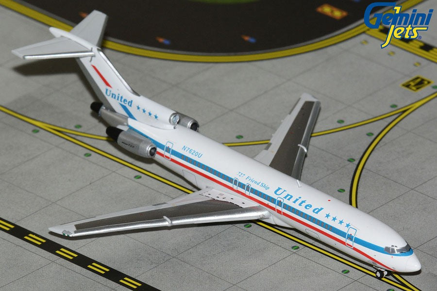 United Airlines Boeing 727-200 "Friendship" / N7620U / Gemini 1:400 - GJUAL2352
