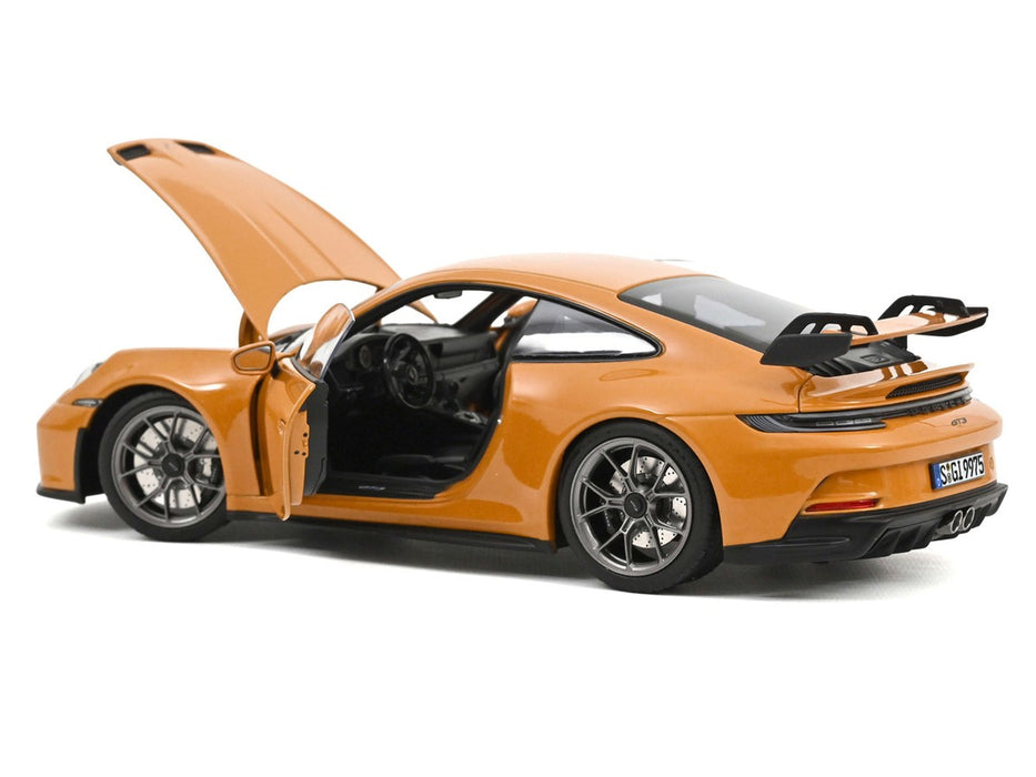Porsche 911 GT3 2021 Jaune Bahama - Norev 1:18 - 187387 - Passion Diecast