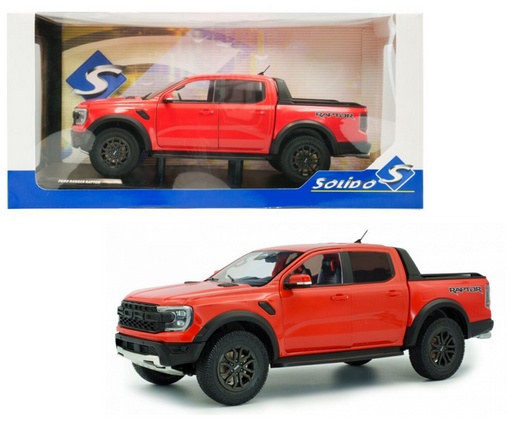 Ford Ranger Raptor 2024 Orange - Solido - 1/18 - S1813901 - Passion Diecast 