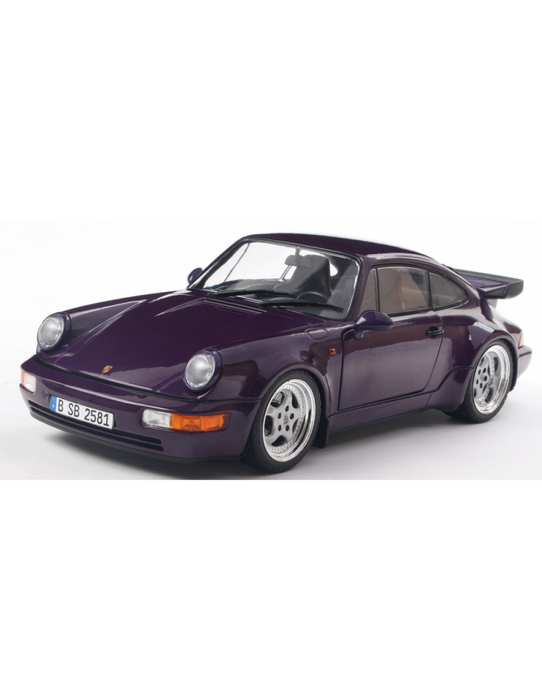 Porsche 964 Turbo 1990 Violet - Solido - 1/18 - S1803412 - Passion Diecast 