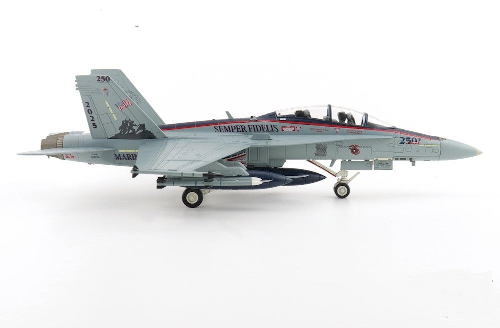 McDonnell Douglas F/A-18D Hornet / USMC VMFA-112 Cowboys, NAS JRB Fort Worth TX, USMC 250 years 2025 / HM 1:72 HA3593