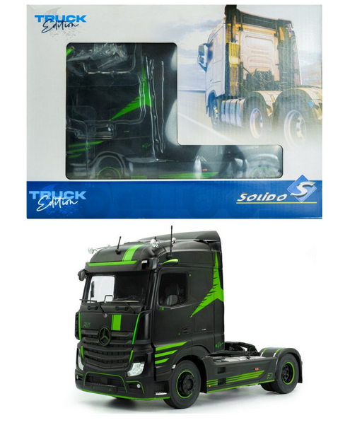Mercedes Actros R5 2021 Black - Solido - 1/24 - S2400204 - Passion Diecast 