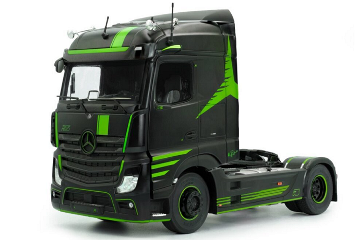 Mercedes Actros R5 2021 Black - Solido - 1/24 - S2400204 - Passion Diecast 