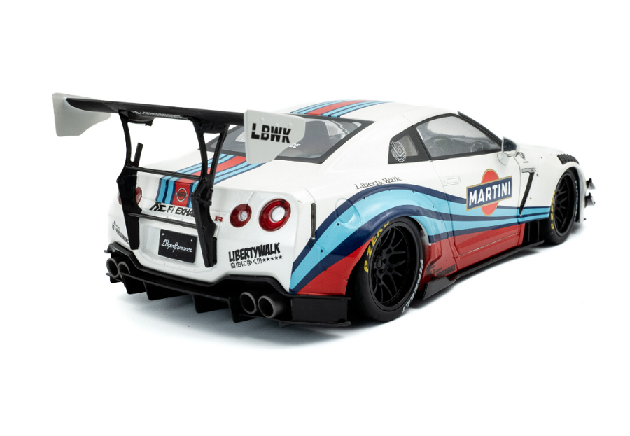 Nissan GT-R R35 LW Body Kit 2.0 Martini 2024 - Solido - 1/18 - S1805819 - Passion Diecast 