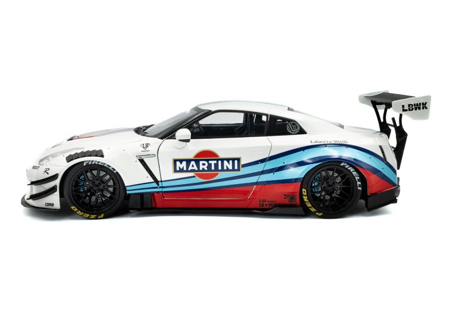 Nissan GT-R R35 LW Body Kit 2.0 Martini 2024 - Solido - 1/18 - S1805819 - Passion Diecast 