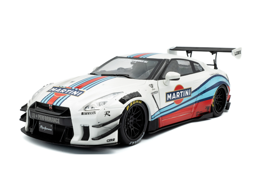Nissan GT-R R35 LW Body Kit 2.0 Martini 2024 - Solido - 1/18 - S1805819 - Passion Diecast 
