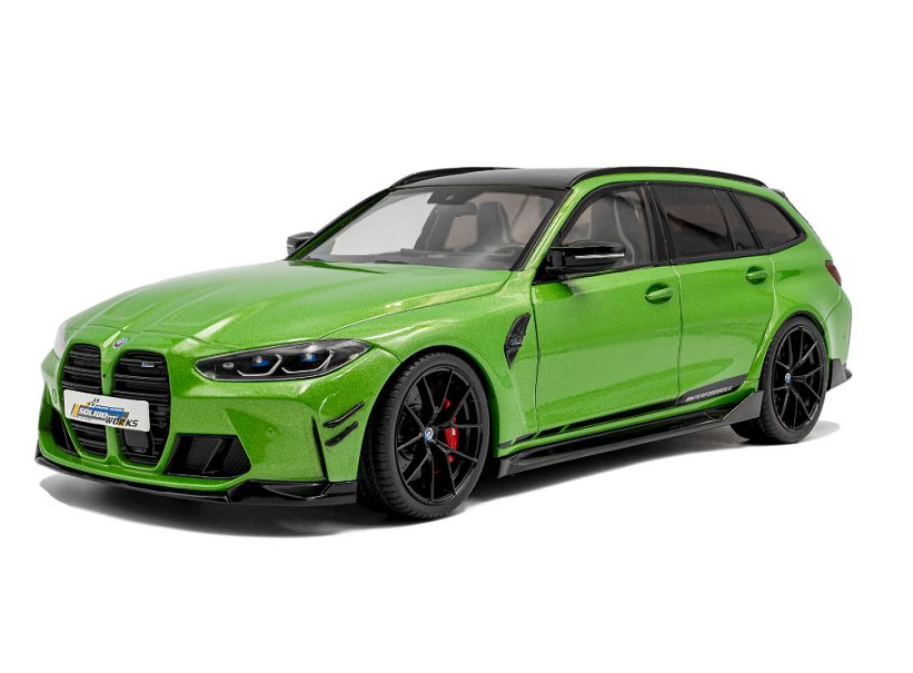 BMW M3 Touring Performance 2024 Green - Solido - 1/18 - S1813703 - Passion Diecast 