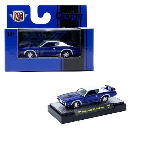 1971 Dodge Charger R/R 440 6-Pack - Detroit-Muscle Release 95 - M2 Machine - 1:64 - 32600-95 D Passion Diecast